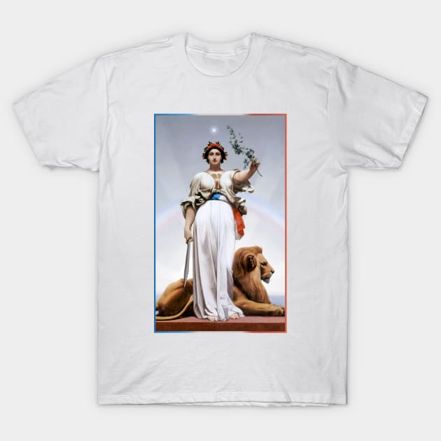 The Republic by Gerome T-Shirt by academic-art